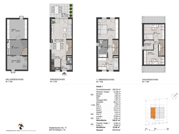 BV Eddersheim Haus 1 Grundriss neu